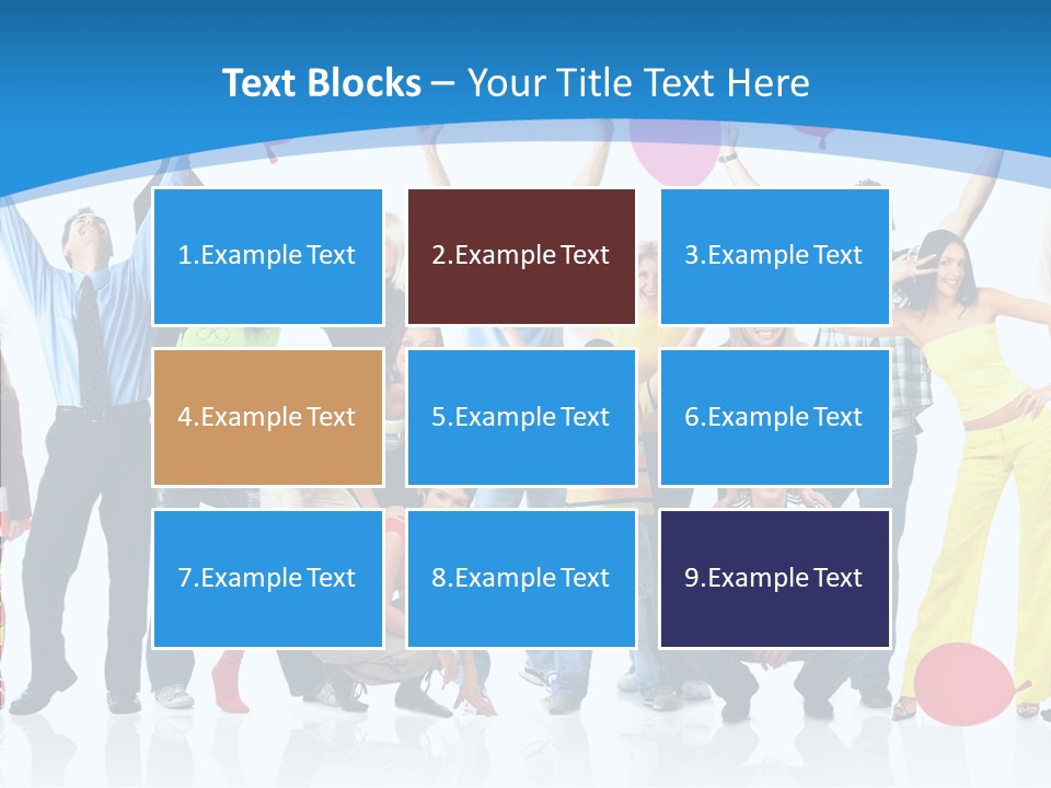 Party Balloon Colour PowerPoint Template