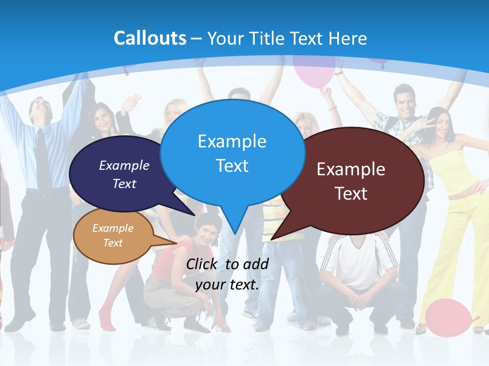 Party Balloon Colour PowerPoint Template