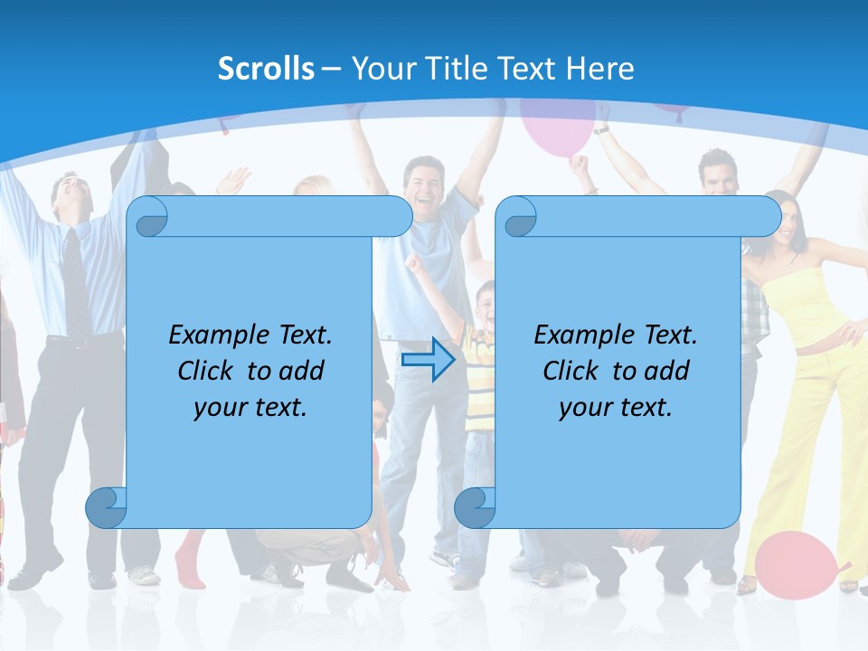 Party Balloon Colour PowerPoint Template