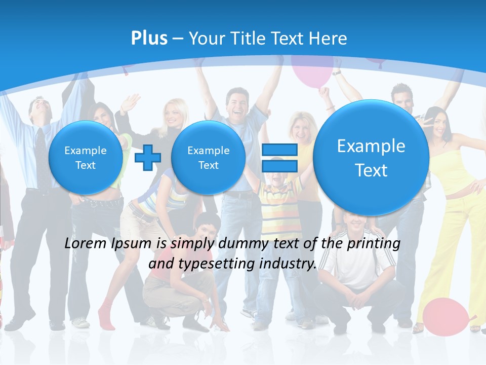 Party Balloon Colour PowerPoint Template