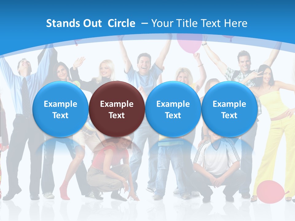 Party Balloon Colour PowerPoint Template