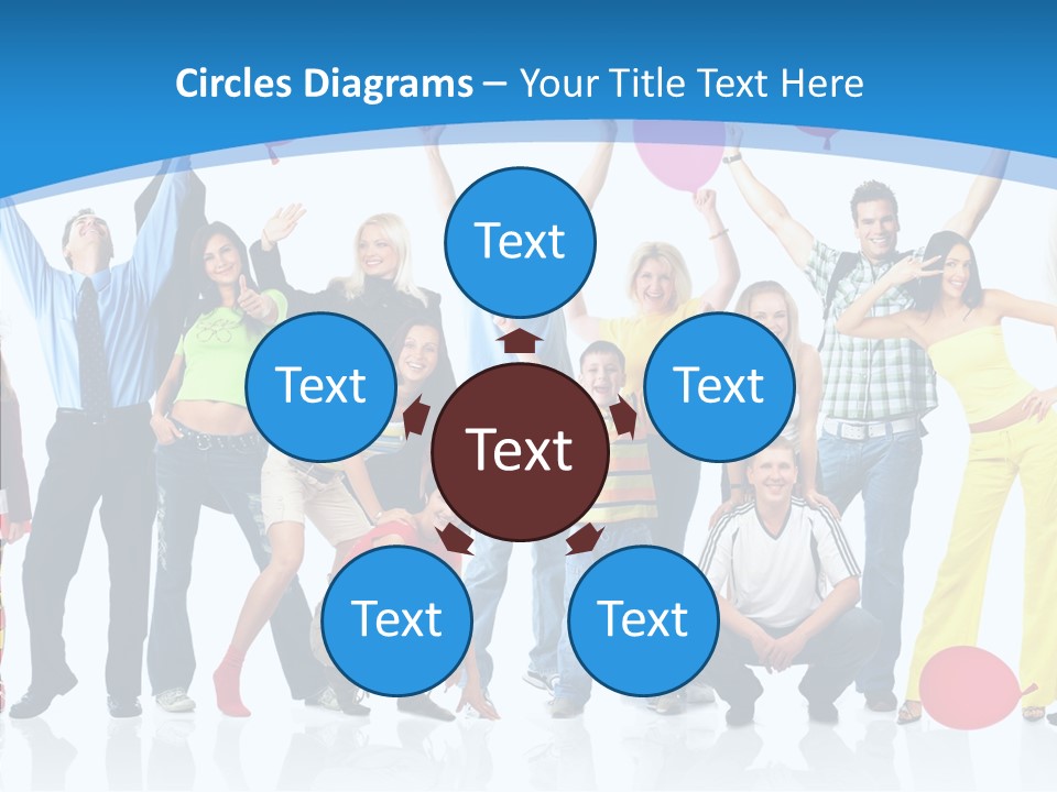 Party Balloon Colour PowerPoint Template