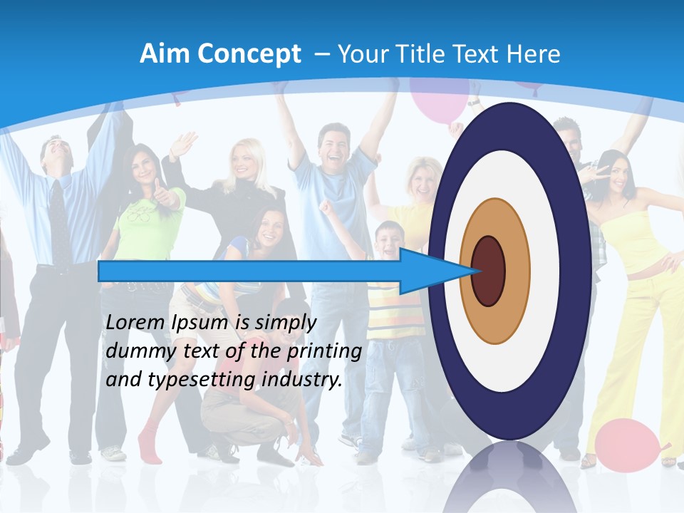 Party Balloon Colour PowerPoint Template