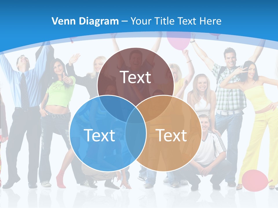 Party Balloon Colour PowerPoint Template