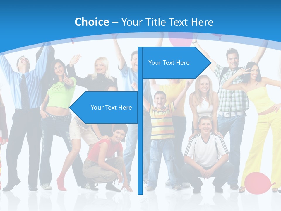 Party Balloon Colour PowerPoint Template