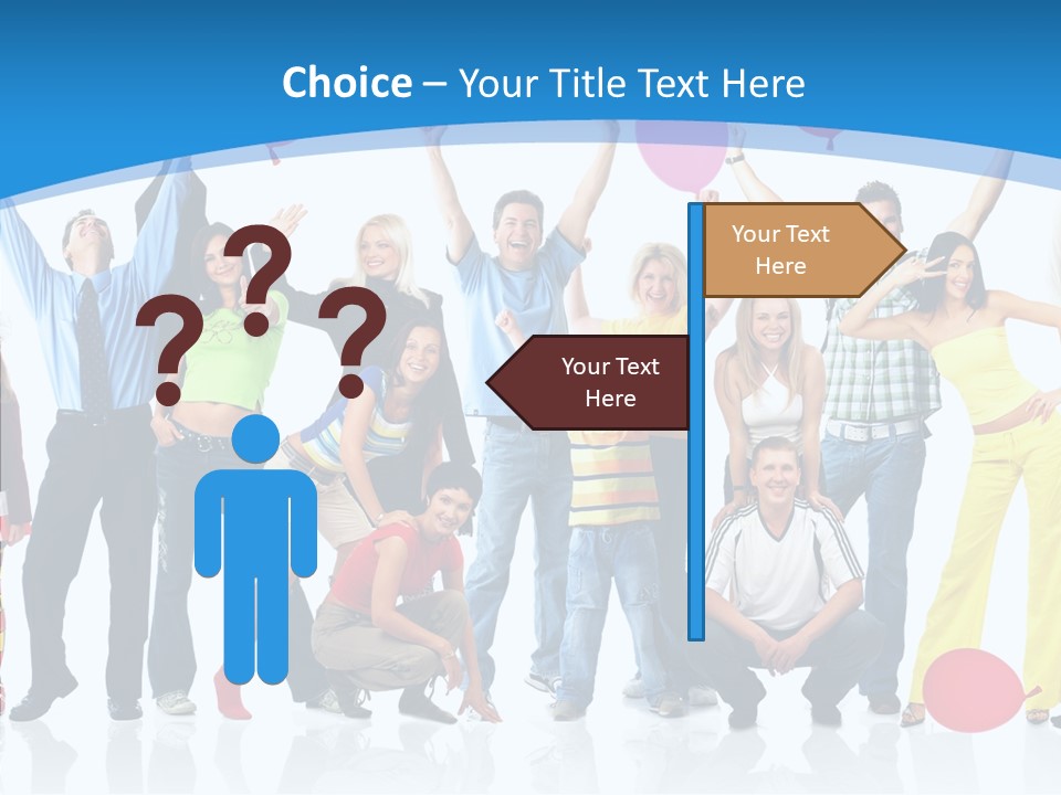 Party Balloon Colour PowerPoint Template