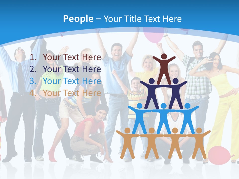 Party Balloon Colour PowerPoint Template