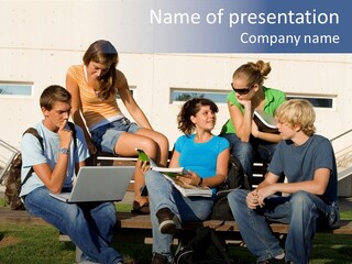 Teens Youth Swot PowerPoint Template