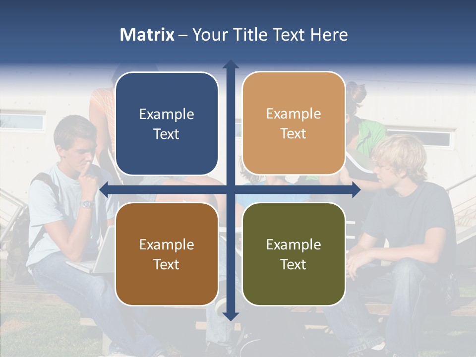 Teens Youth Swot PowerPoint Template