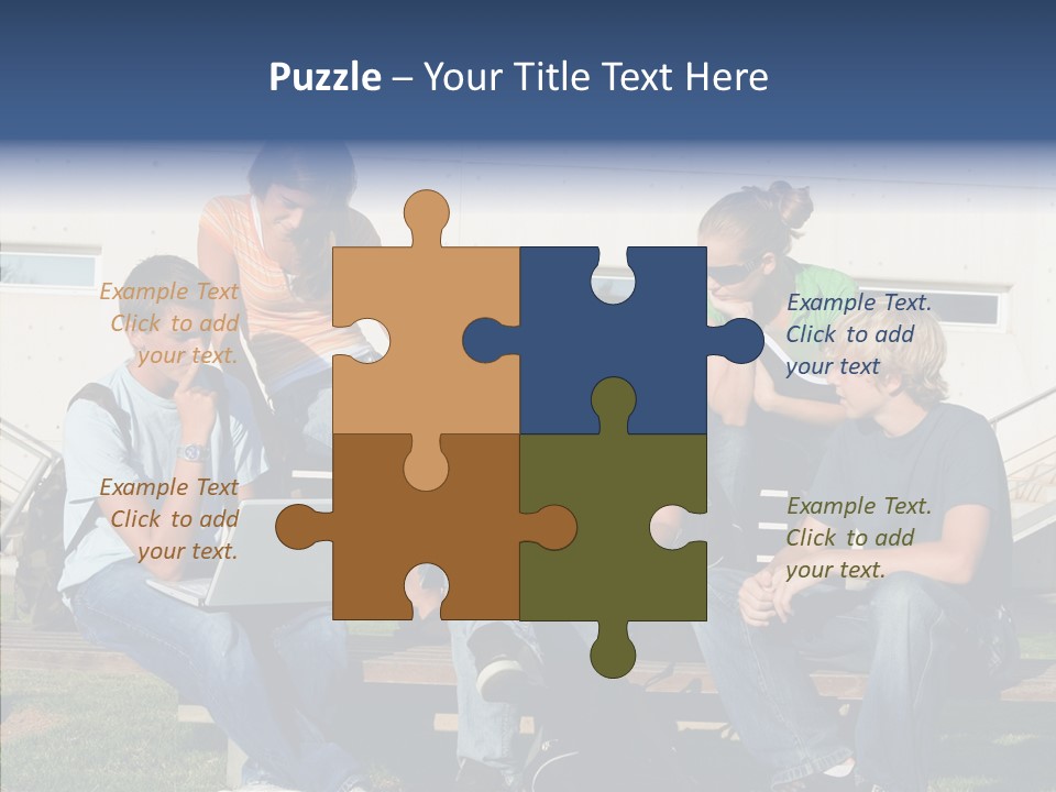 Teens Youth Swot PowerPoint Template