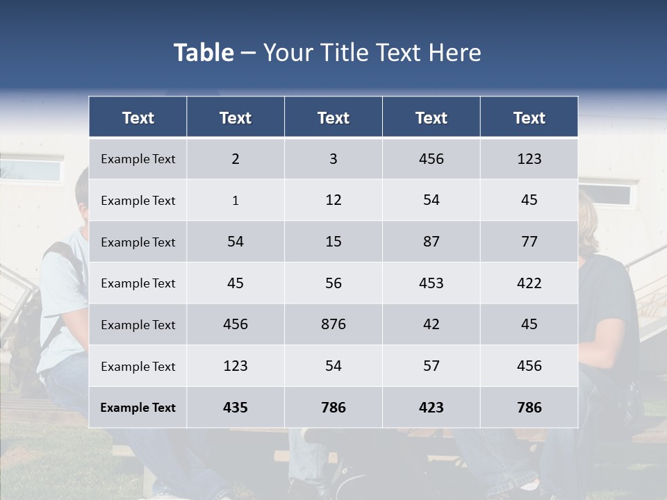 Teens Youth Swot PowerPoint Template