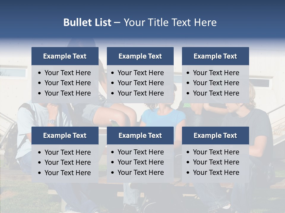 Teens Youth Swot PowerPoint Template