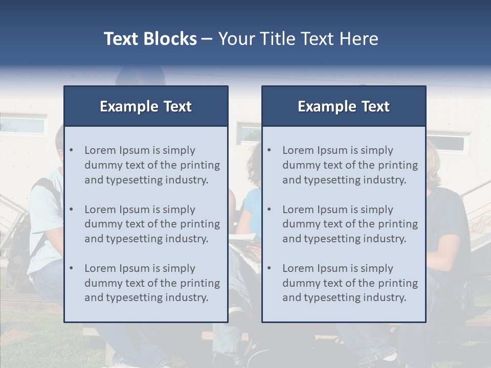 Teens Youth Swot PowerPoint Template