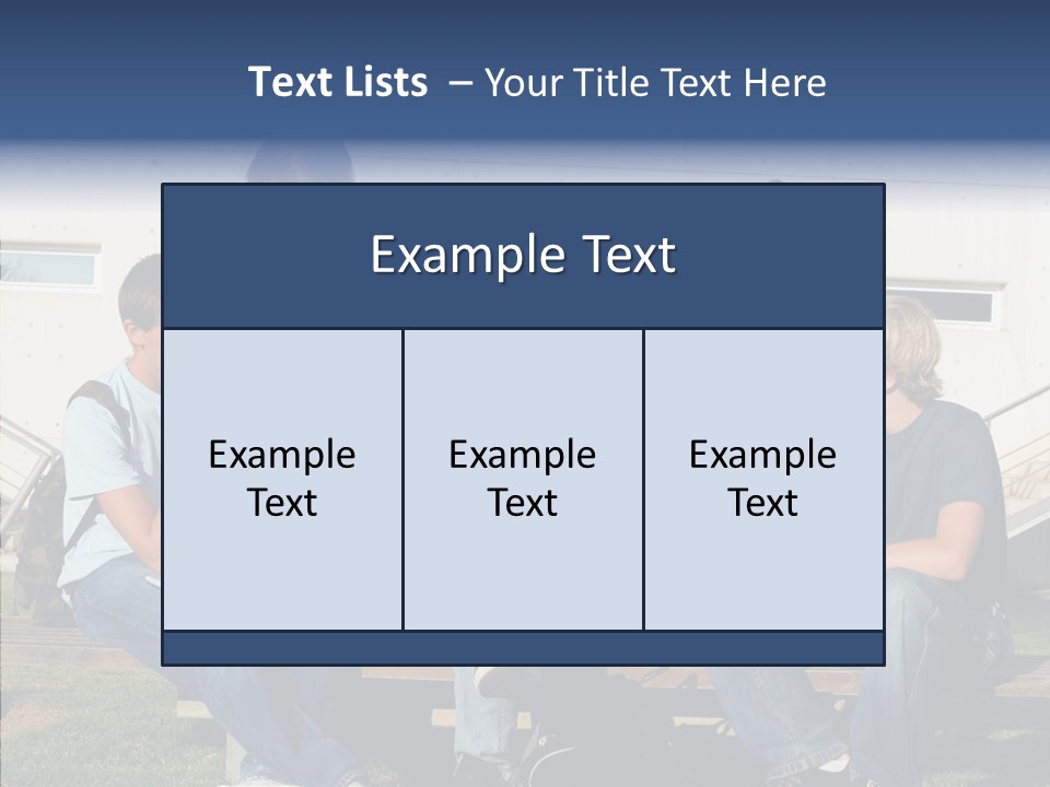 Teens Youth Swot PowerPoint Template