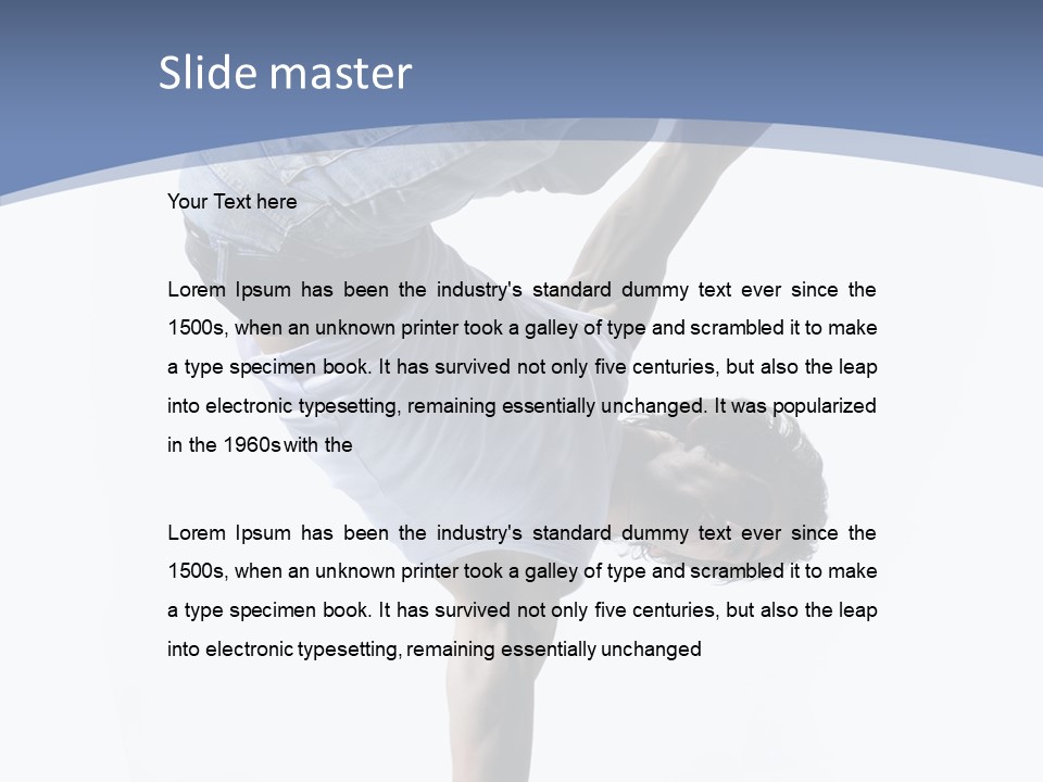 Rap Teenager Model PowerPoint Template