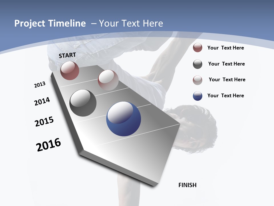 Rap Teenager Model PowerPoint Template