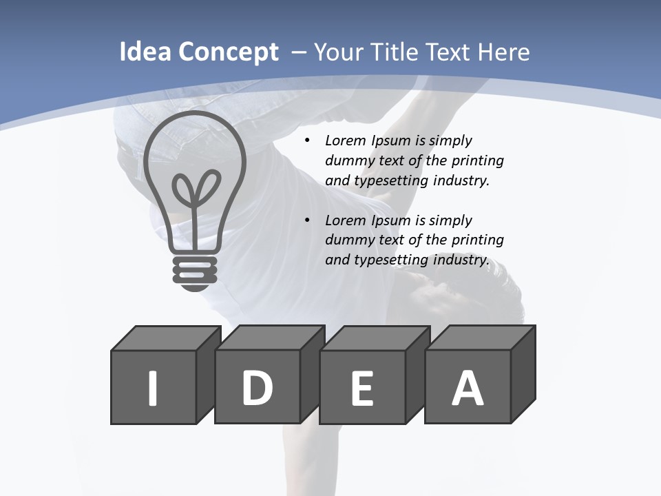 Rap Teenager Model PowerPoint Template