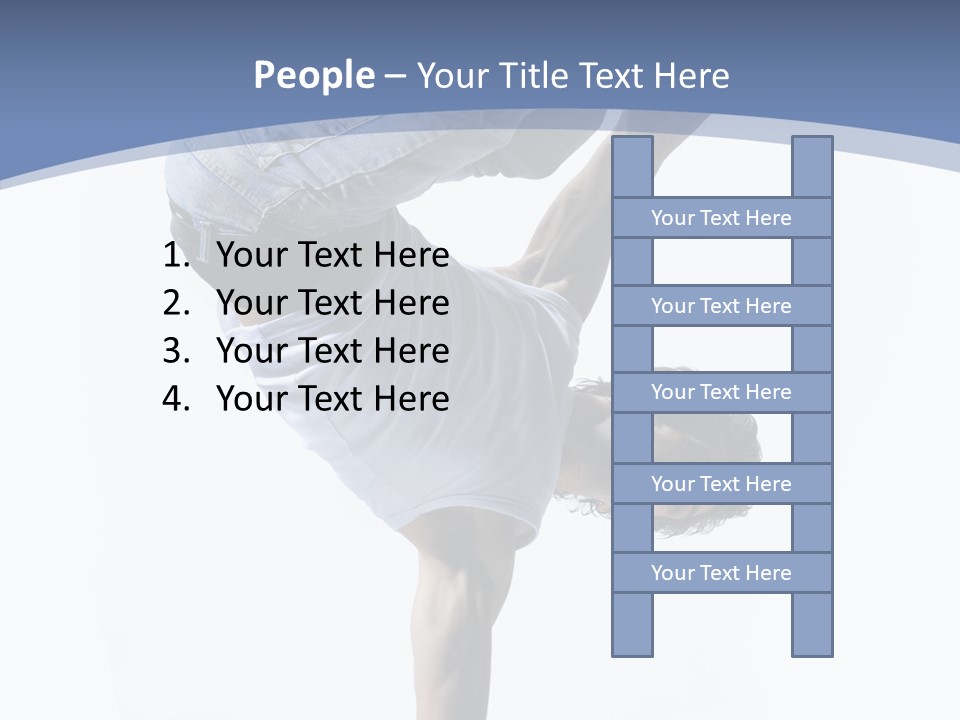 Rap Teenager Model PowerPoint Template