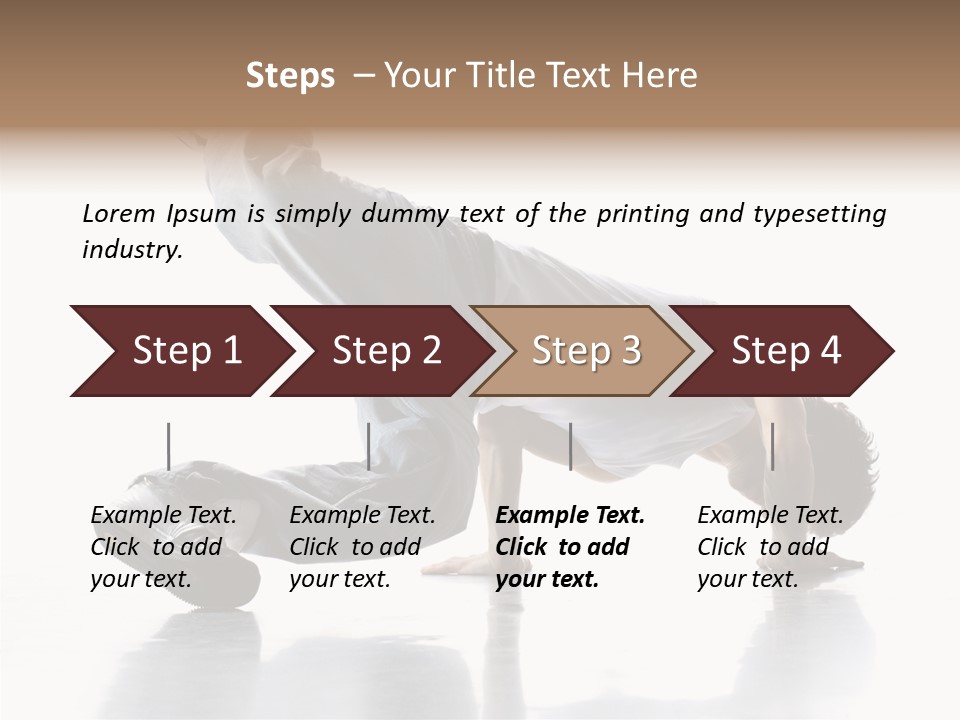 Performance Exercise Male PowerPoint Template