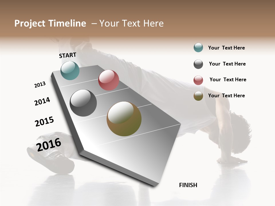 Performance Exercise Male PowerPoint Template