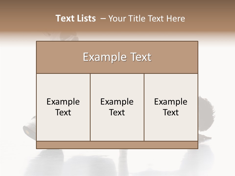 Performance Exercise Male PowerPoint Template
