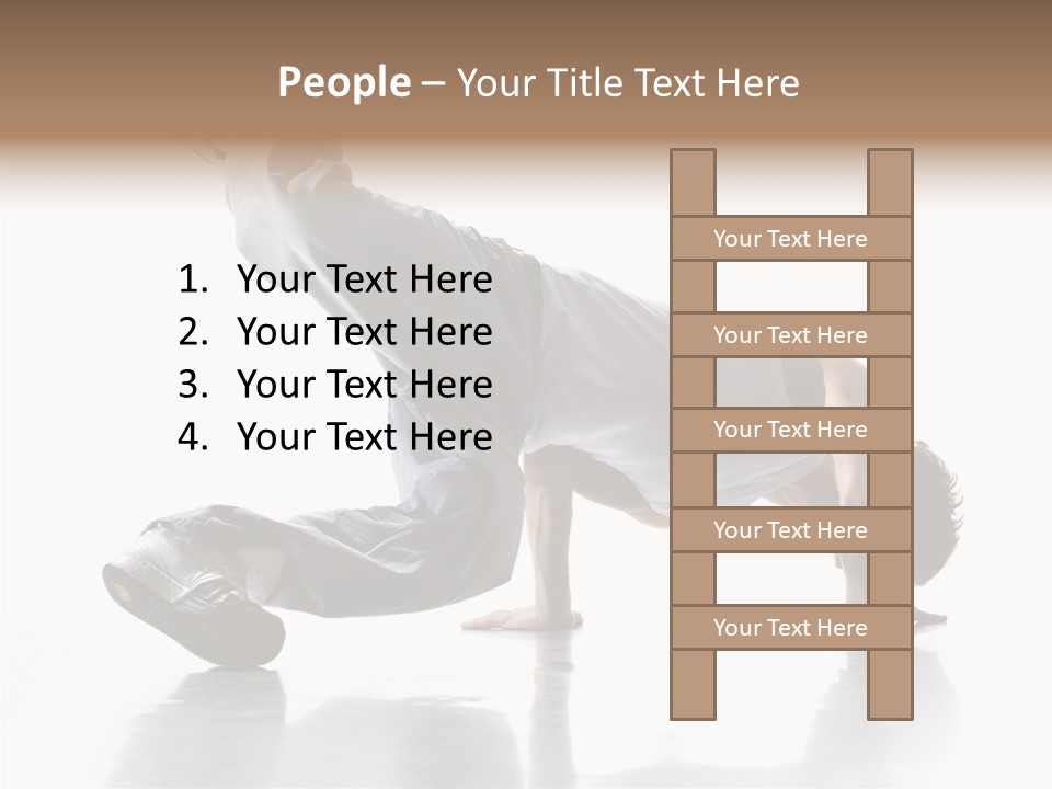 Performance Exercise Male PowerPoint Template