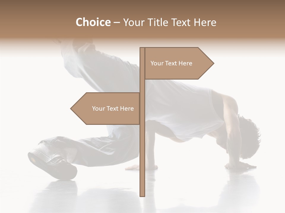 Performance Exercise Male PowerPoint Template