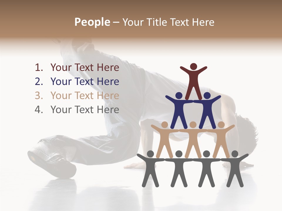 Performance Exercise Male PowerPoint Template