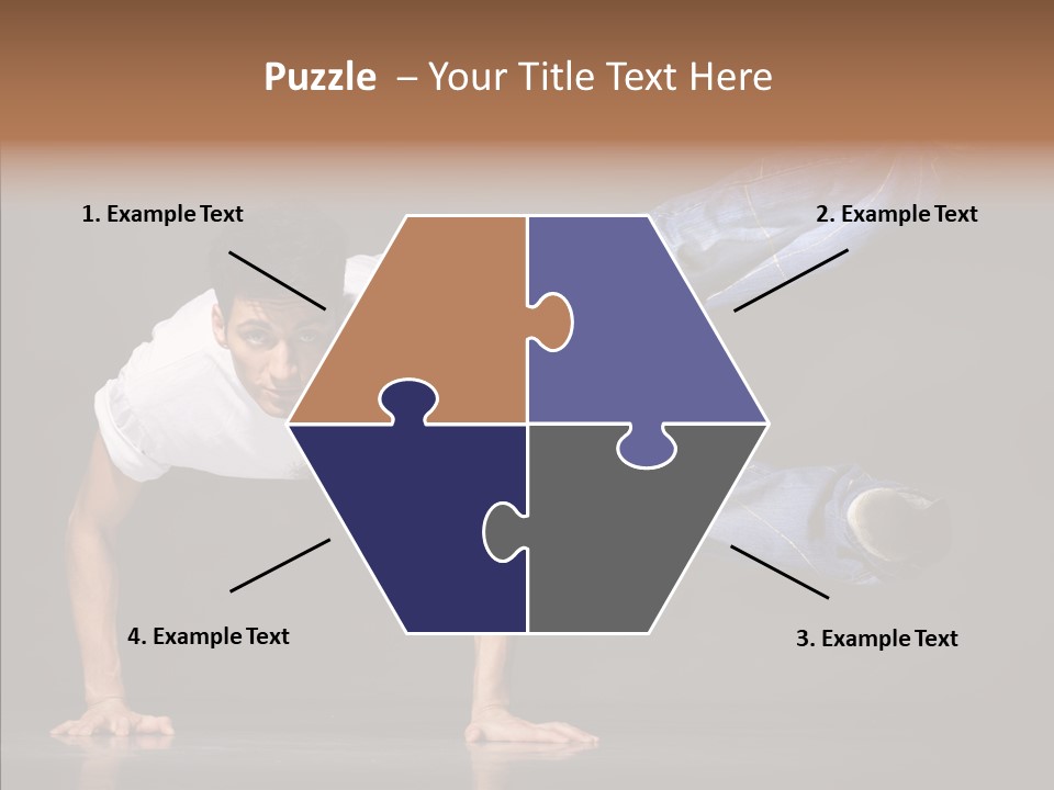 Sport Breakdancer Male PowerPoint Template