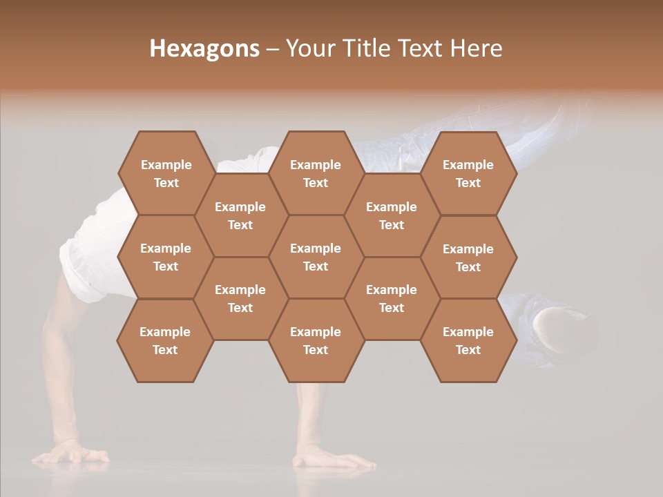 Sport Breakdancer Male PowerPoint Template