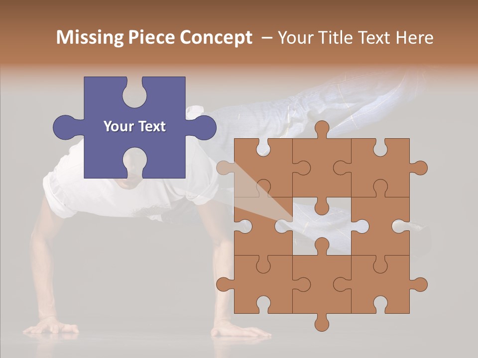 Sport Breakdancer Male PowerPoint Template