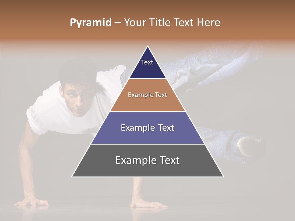 Sport Breakdancer Male PowerPoint Template