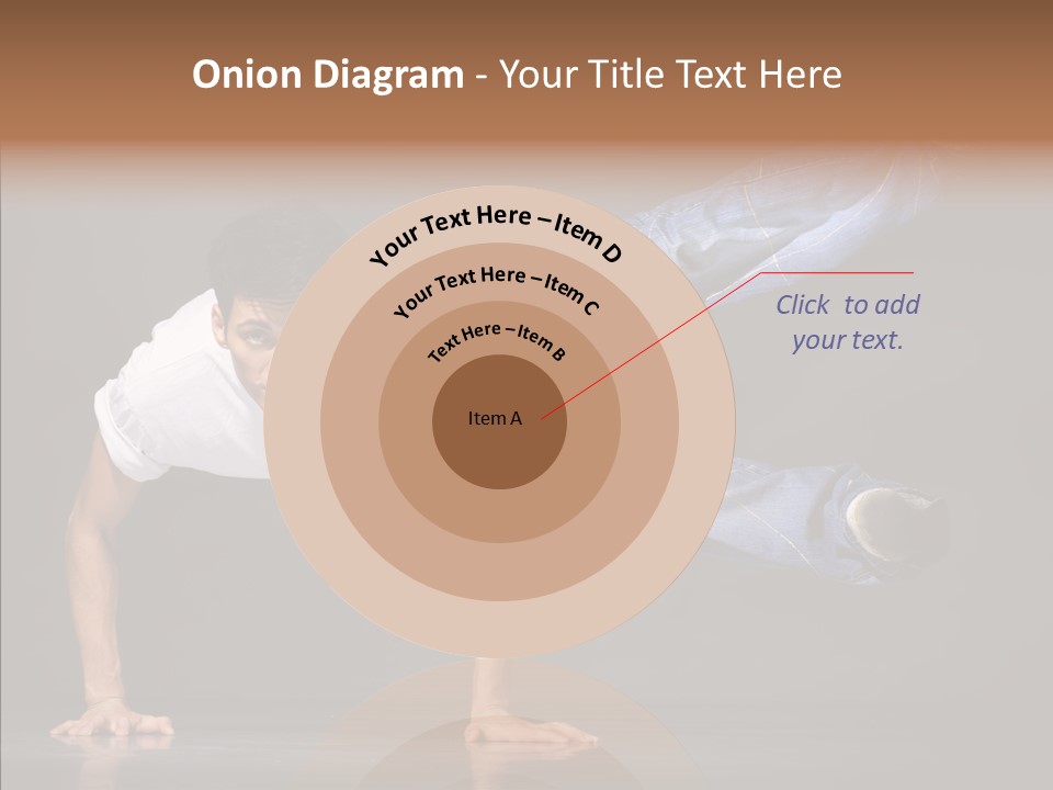 Sport Breakdancer Male PowerPoint Template