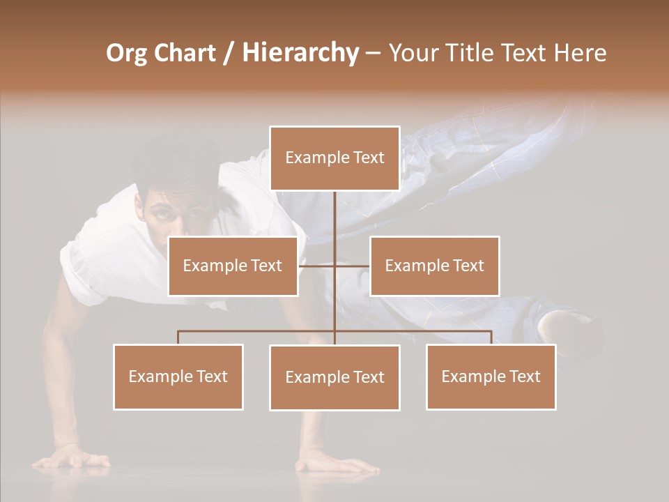 Sport Breakdancer Male PowerPoint Template