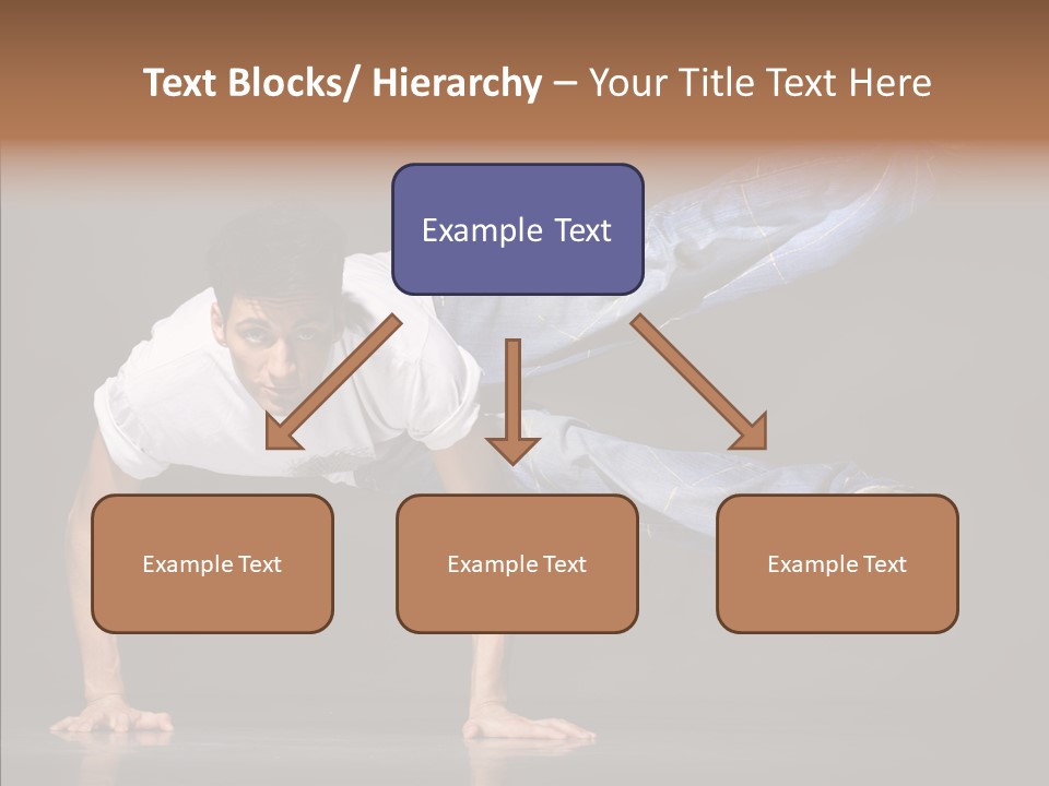 Sport Breakdancer Male PowerPoint Template