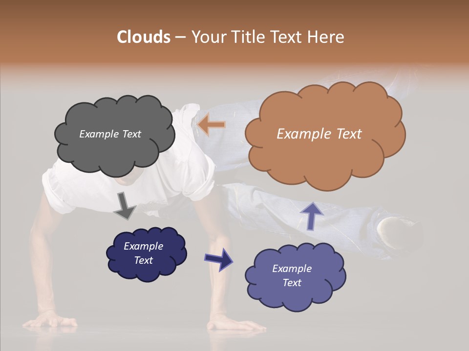 Sport Breakdancer Male PowerPoint Template