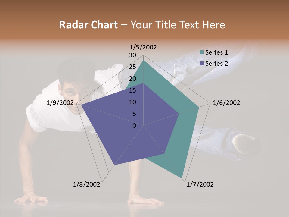 Sport Breakdancer Male PowerPoint Template