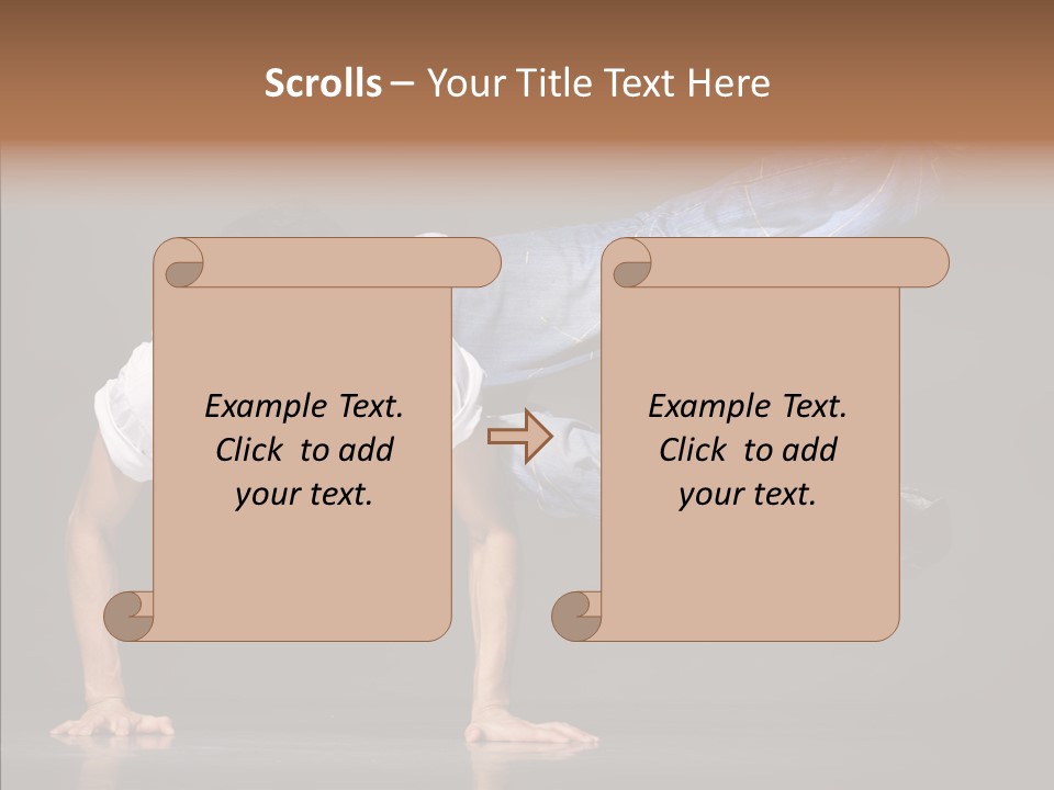 Sport Breakdancer Male PowerPoint Template