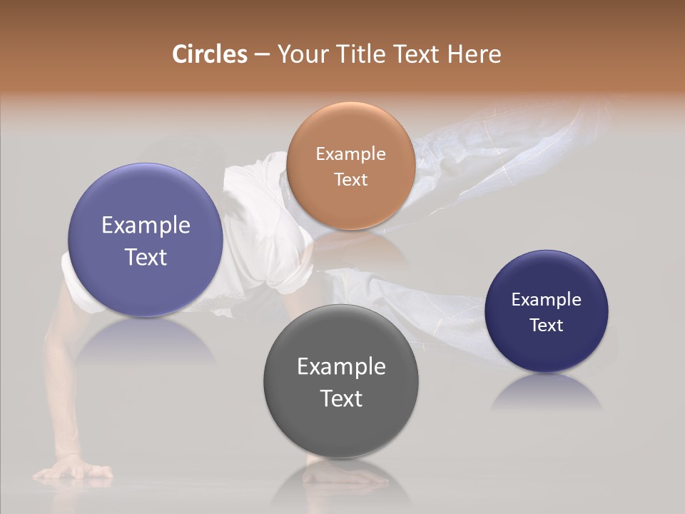 Sport Breakdancer Male PowerPoint Template