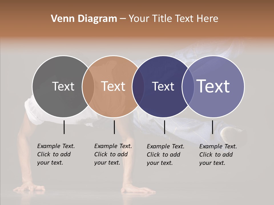 Sport Breakdancer Male PowerPoint Template