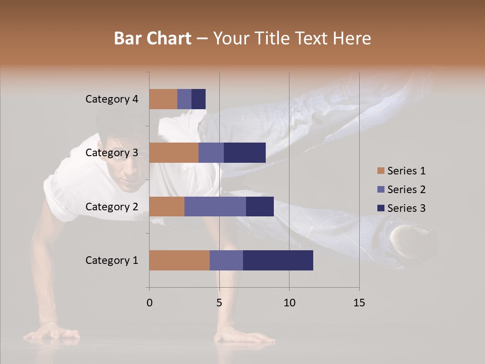 Sport Breakdancer Male PowerPoint Template