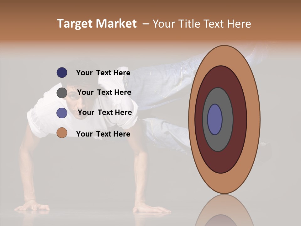 Sport Breakdancer Male PowerPoint Template