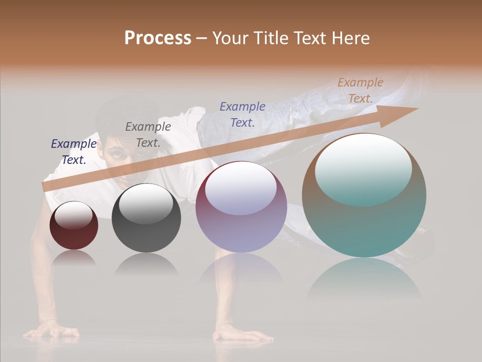 Sport Breakdancer Male PowerPoint Template