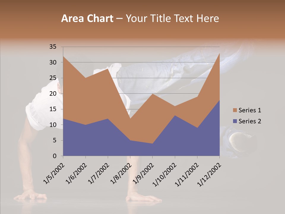 Sport Breakdancer Male PowerPoint Template