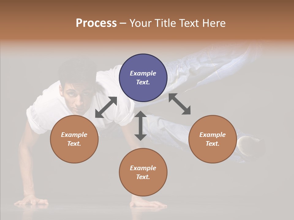 Sport Breakdancer Male PowerPoint Template