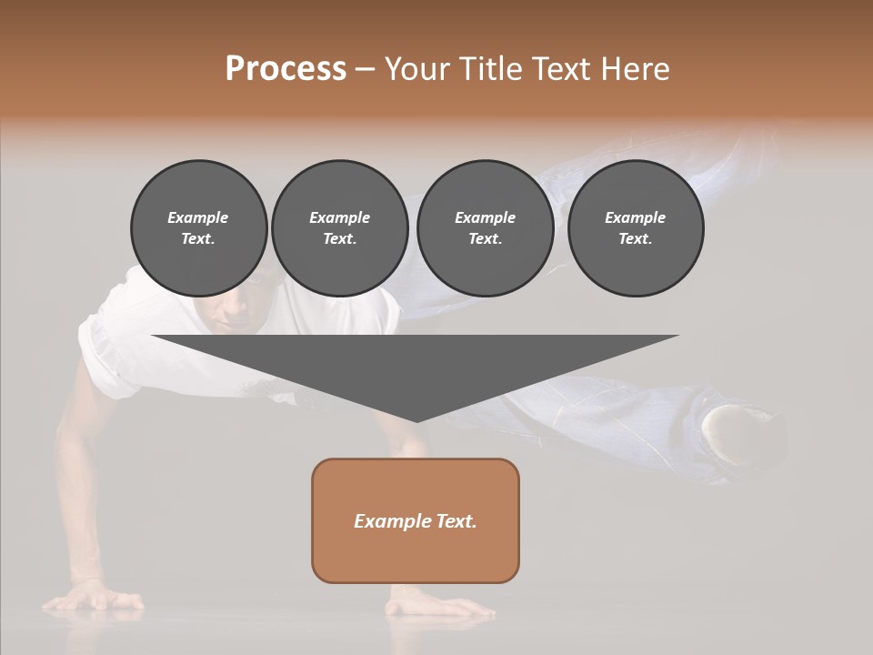 Sport Breakdancer Male PowerPoint Template