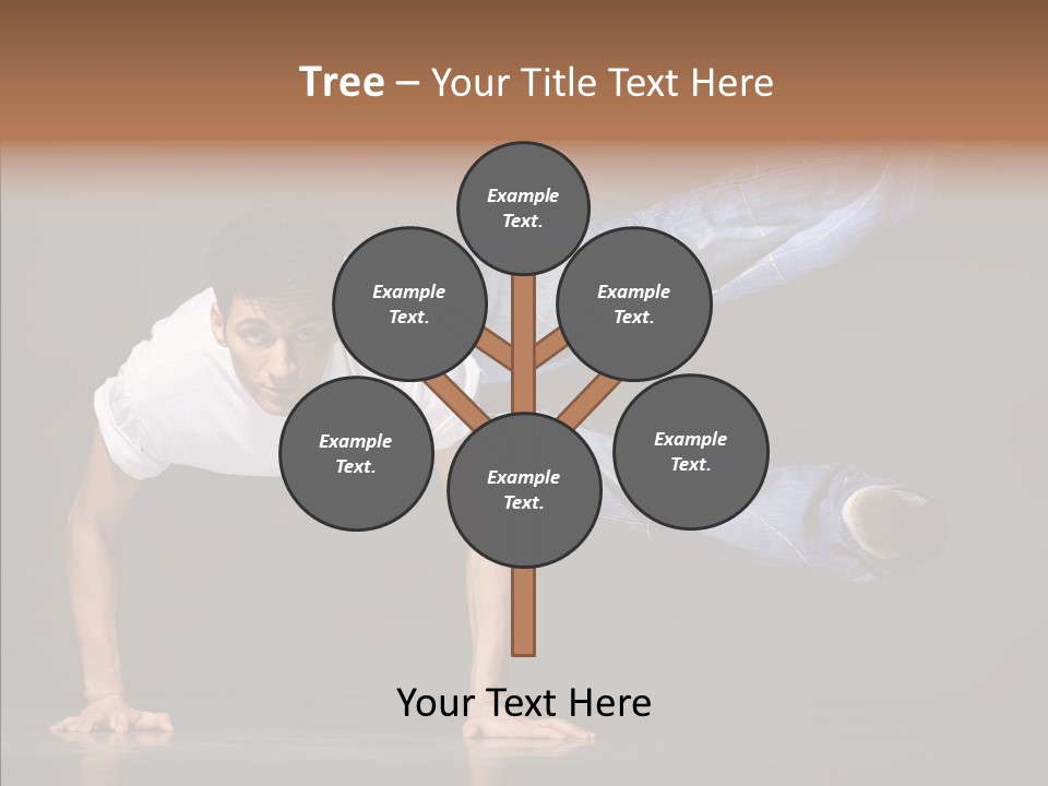 Sport Breakdancer Male PowerPoint Template