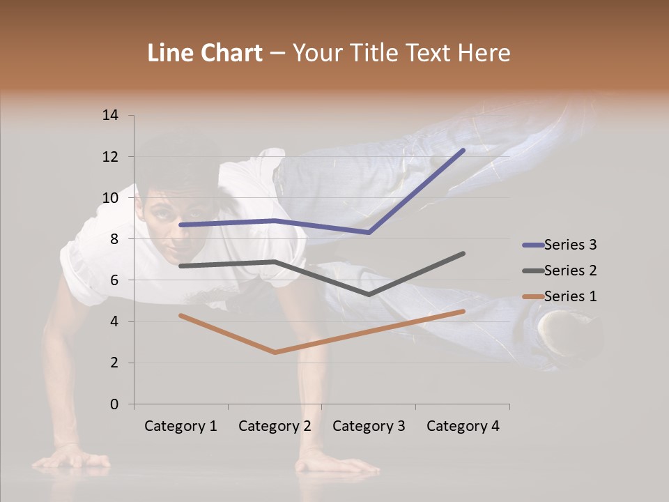 Sport Breakdancer Male PowerPoint Template