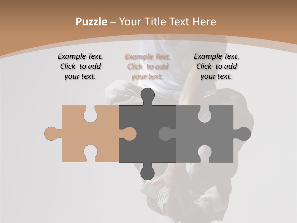 Action Pose Aerobics PowerPoint Template