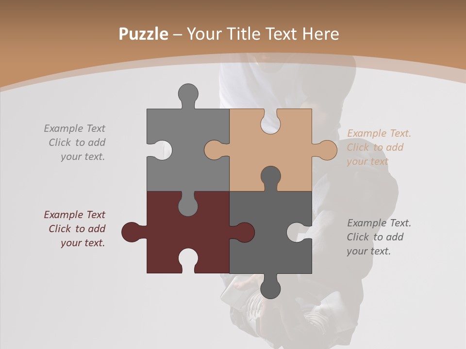 Action Pose Aerobics PowerPoint Template